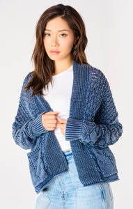 Indigo Knit Cardigan