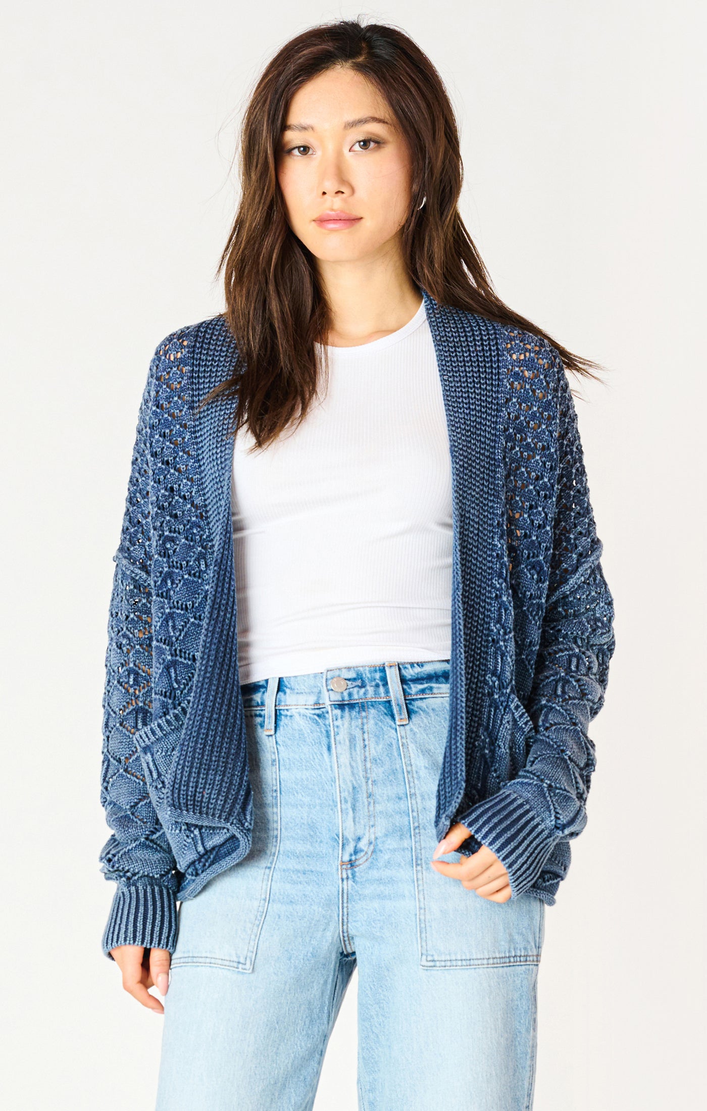 Indigo Knit Cardigan