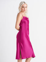 Load image into Gallery viewer, Fuchsia Berry Slip Dress
