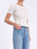 Load image into Gallery viewer, Chloe Smocked Blouse
