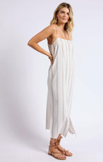 Load image into Gallery viewer, Nopales Striped Button Maxi
