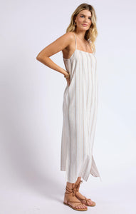 Nopales Striped Button Maxi