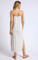 Load image into Gallery viewer, Nopales Striped Button Maxi
