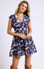 Load image into Gallery viewer, Flora V-Neck Mini Dress
