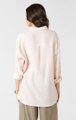 Load image into Gallery viewer, Powder Pink Gauze Blouse
