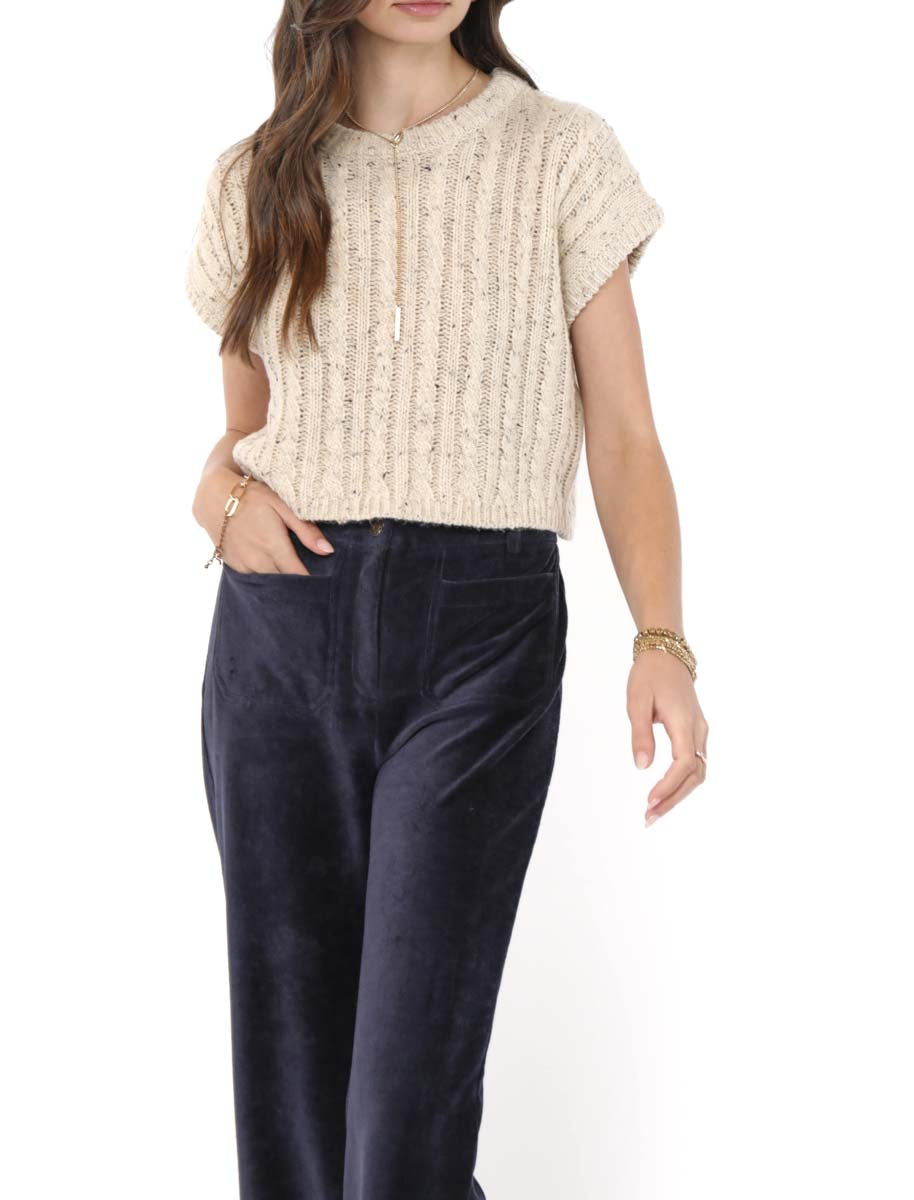 Effortless Cable Sweater Tank