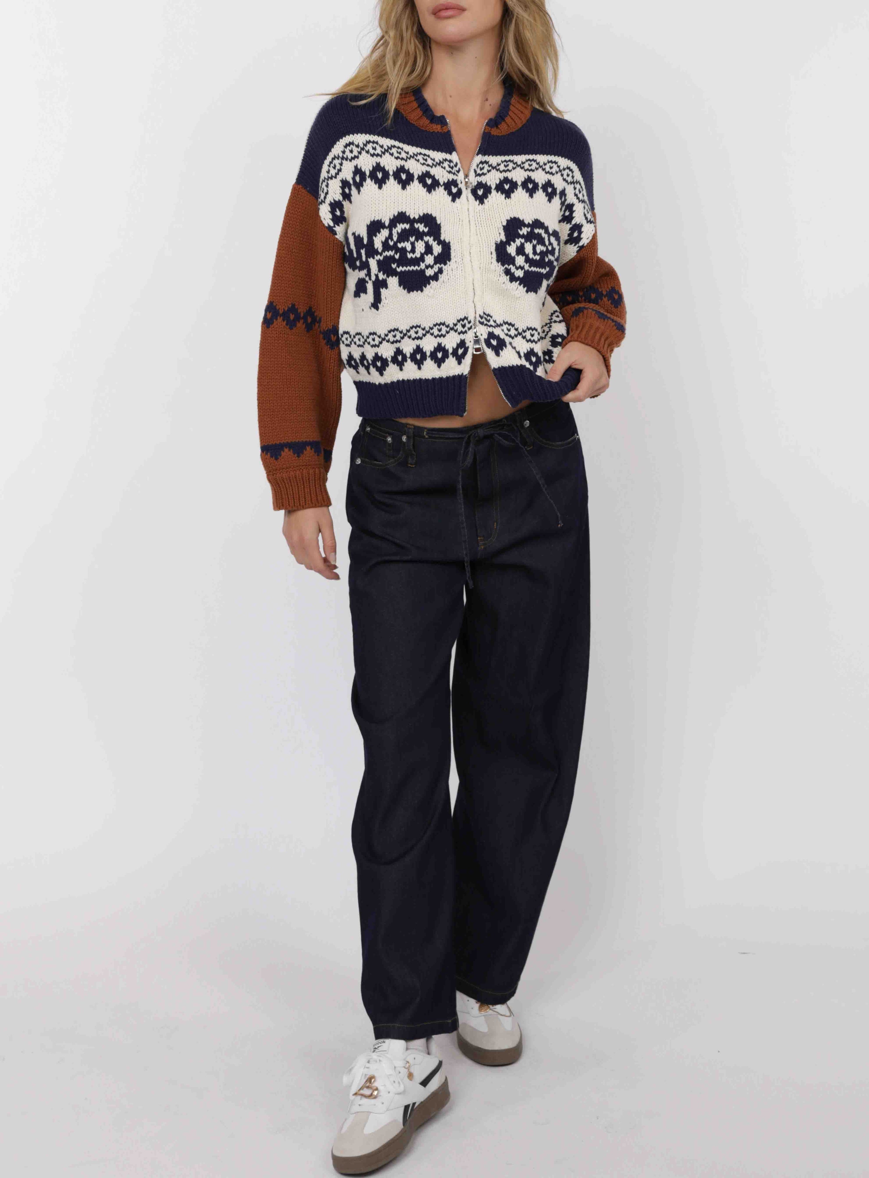 Sweet Rose Sweater Jacket