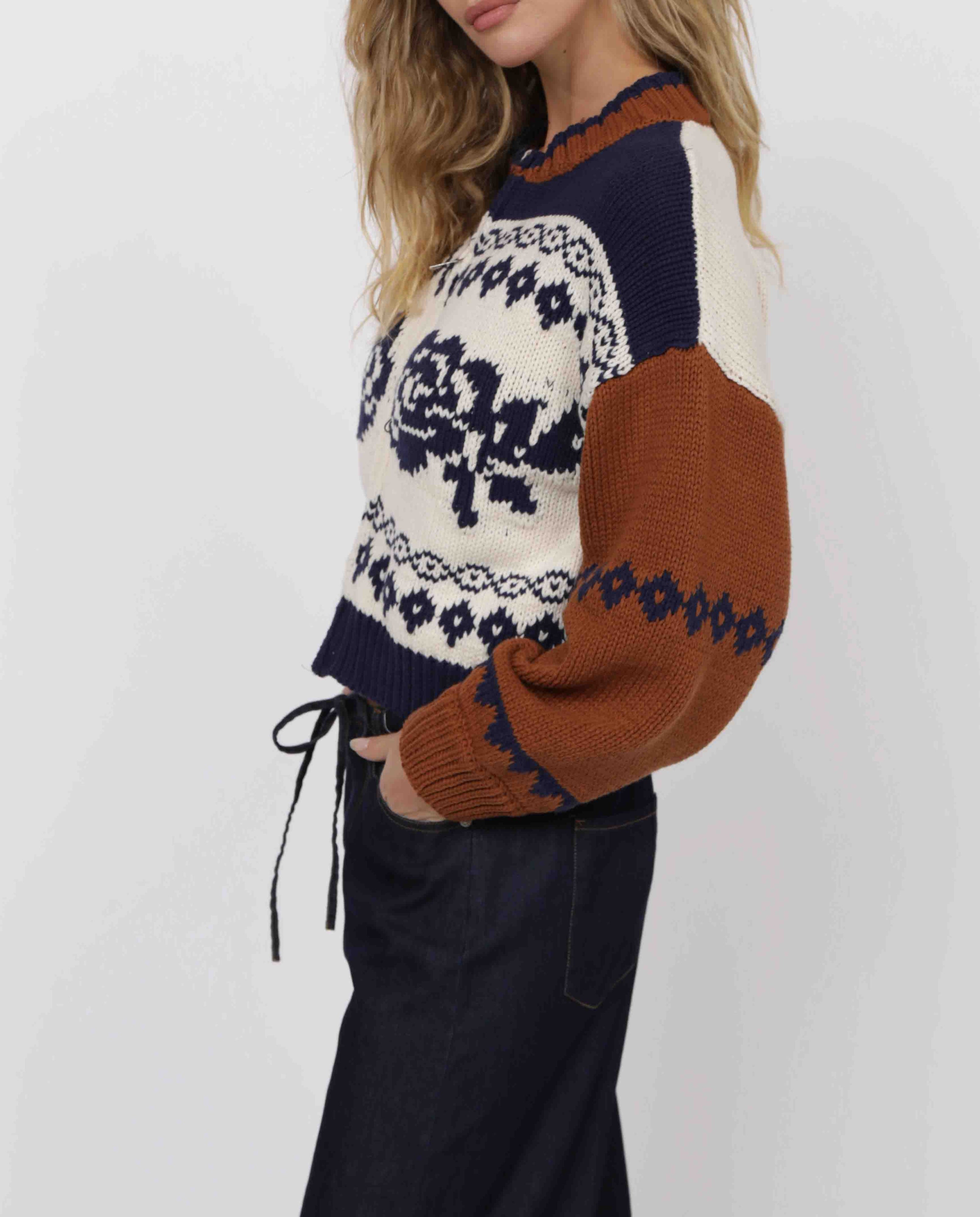 Sweet Rose Sweater Jacket