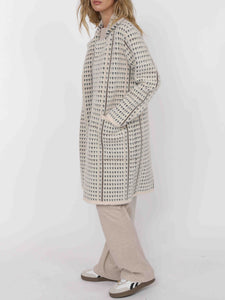 Marceau Houndstooth Coat