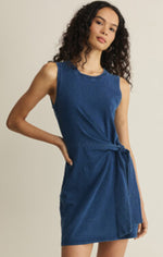 Load image into Gallery viewer, Mattie Jersey Mini Dress -  Indigo
