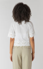 Load image into Gallery viewer, Beachside Eyelet Blouse
