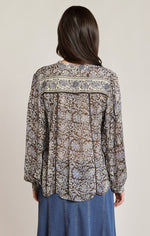 Load image into Gallery viewer, Orchid Print Blouse
