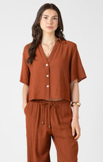Load image into Gallery viewer, Burnt Sienna Blouse
