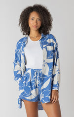 Load image into Gallery viewer, Azure Floral Shirt
