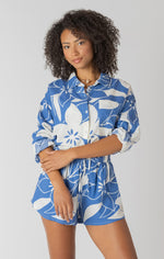 Load image into Gallery viewer, Azure Floral Shirt
