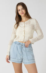 Load image into Gallery viewer, Pointelle Cardigan
