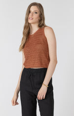 Load image into Gallery viewer, Terracotta Knit Tank
