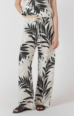 Load image into Gallery viewer, Abstract Leaf Wide Leg Pant
