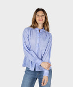 Load image into Gallery viewer, Eyelet Lavender Blouse
