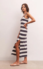 Load image into Gallery viewer, Shadow Striped Maxi Dress

