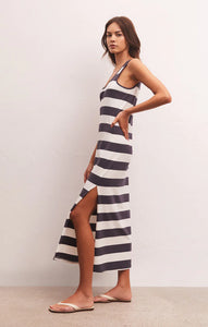 Shadow Striped Maxi Dress