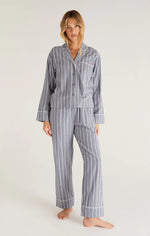 Load image into Gallery viewer, Sleep All Day Stripe PJ Set
