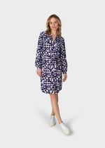Load image into Gallery viewer, Baby Lavender Print Dress
